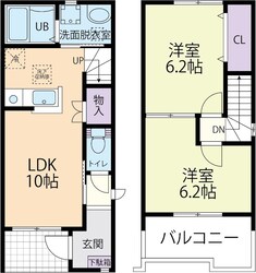 メゾンドゥ・ボヌールの物件間取画像